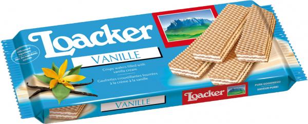 Loacker Classic Vanille, Waffeln