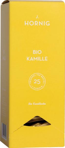 J. Hornig Bio Kamille Kräutertee, 25 Pyramidenbeutel im Kuvert,