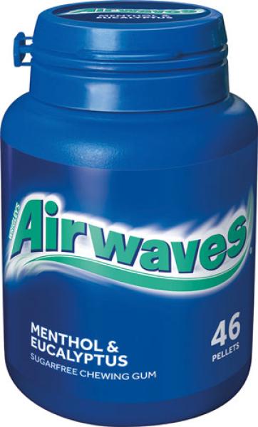 Wrigley's Airwaves Menthol & Eukalyptus, zuckerfrei, 46 Stück