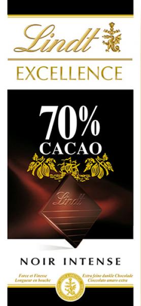 Lindt Excellence 70 % Cacao Noir