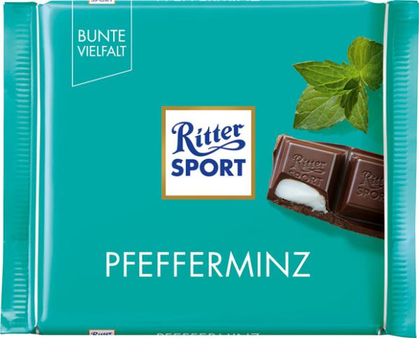 Ritter Sport Bunte Vielfalt Pfefferminz, 100g