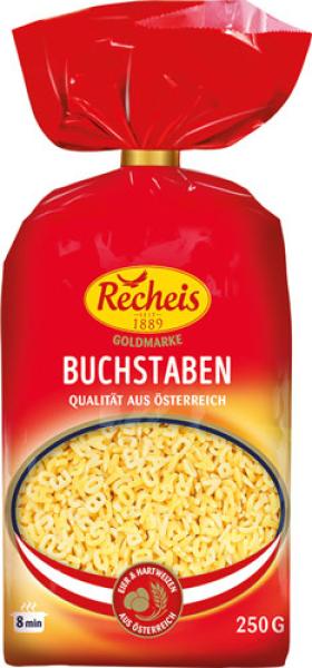 Recheis Goldmarke Buchstaben