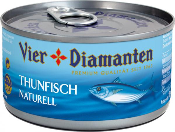 Vier Diamanten Thunfisch Naturell