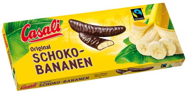 Casali Fairtrade Schoko-Bananen, 24 Stück