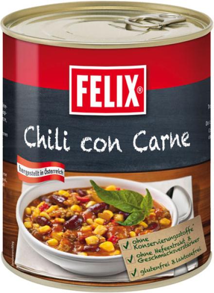 Felix Chili con Carne, mit pikanter Chiliwürzung, 800g