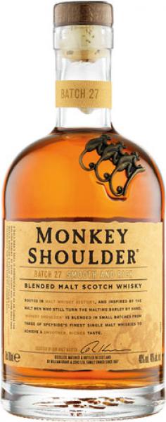 Monkey Shoulder Blended Malt Scotch Whisky, 40 % Vol.Alk., Schottland