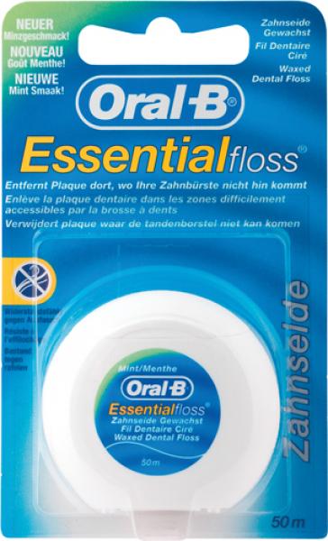Oral-B Essential Floss Minzgeschmack, Zahnseide gewachst