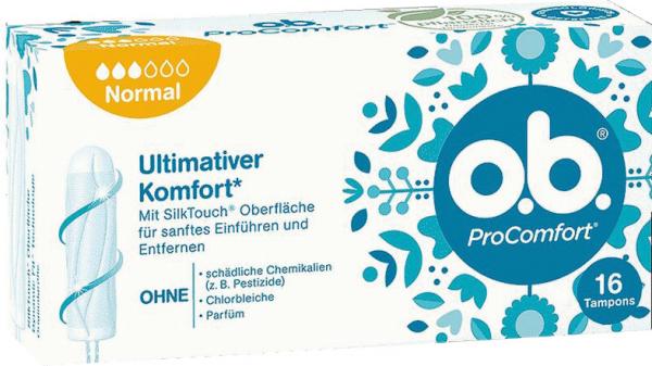 o.b. Pro Comfort Normal Tampons, 16 Stück