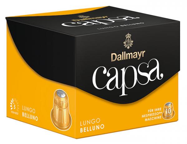 Dallmayr Capsa Lungo Belluno 5, Nespresso-kompatibel, 10 Kaffeekapseln