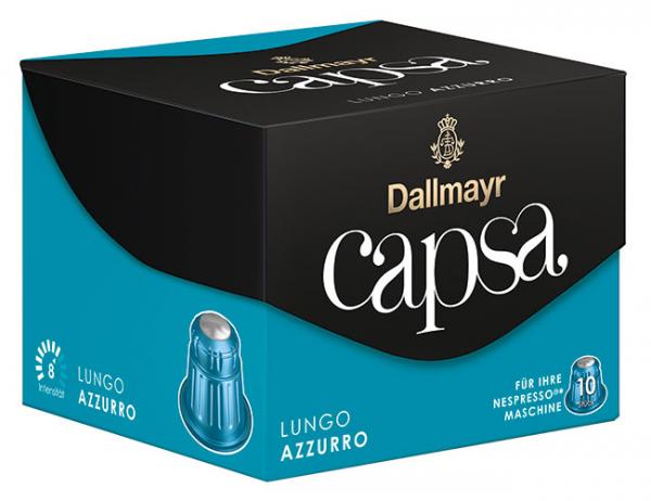 Dallmayr Capsa Lungo Azzurro 8, Nespresso-kompatibel, 10 Kaffeekapseln