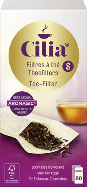 Cilia Teefilter Größe S, halterlos, für 1-Tassen-Zubereitung