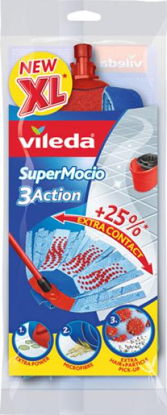 Vileda SuperMocio 3xAction Ersatzkopf, 1 Stück