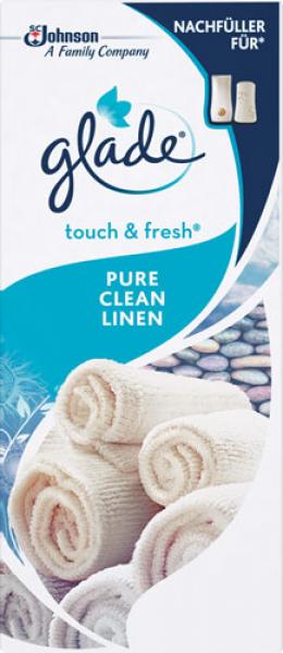 Glade Touch & Fresh Minispray Pure Clean Linen, NACHFÜLLUNG (Kartusche)