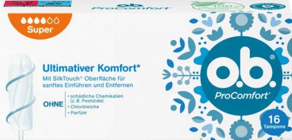 o.b. Pro Comfort Super Plus Tampons, 16 Stück