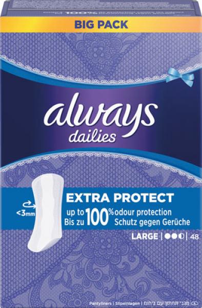 Always dailies Extra Protect Large, Slipeinlagen