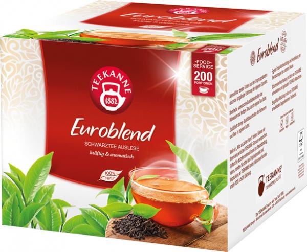 Teekanne Euroblend, Schwarzteeauslese, Großpackung XXL, Teebeutel lose