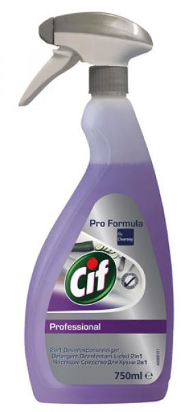 Cif 2in1 Desinfektionsreiniger Professional (Pro Formula), Pumpe, 750 ml