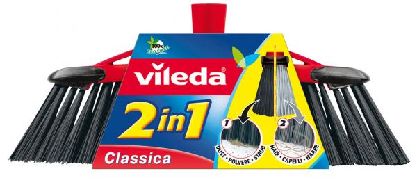 Vileda Zimmerbesen 2in1 Classica, ohne Stiel, 1 Stück