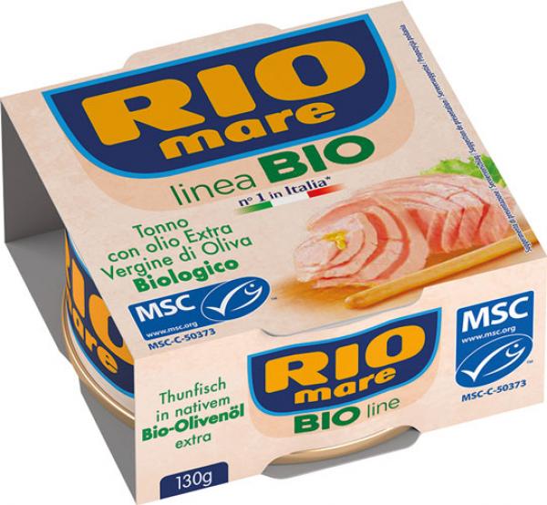 Rio Mare MSC Thunfisch in nativem Bio-Olivenöl extra