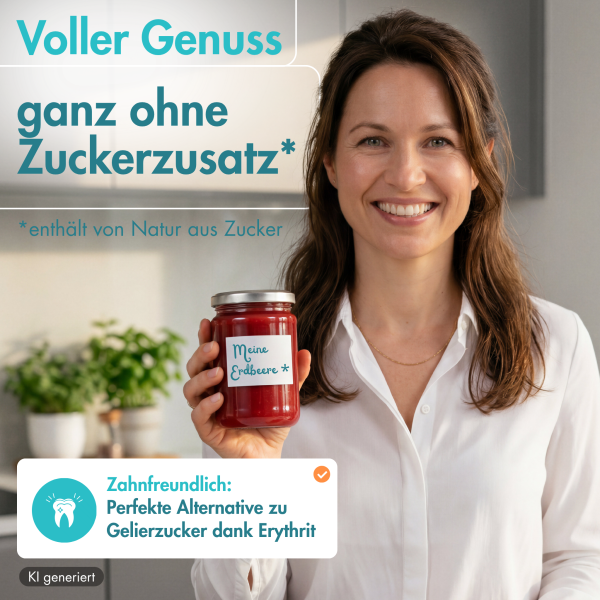 Gelierhilfe 4:1 ohne Zuckerzusatz, Pektin zum Einkochen, 330 g ohne Zuckerzusatz zahnfreundliche Alternative