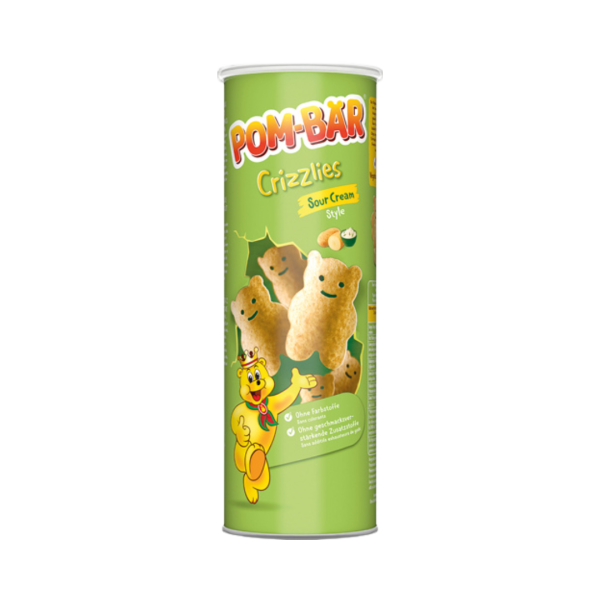 Kellys Pom Baer Crizzlies Sour Cream Style, 150g